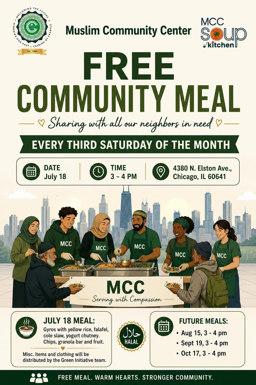 Free Community Meal at MCC
