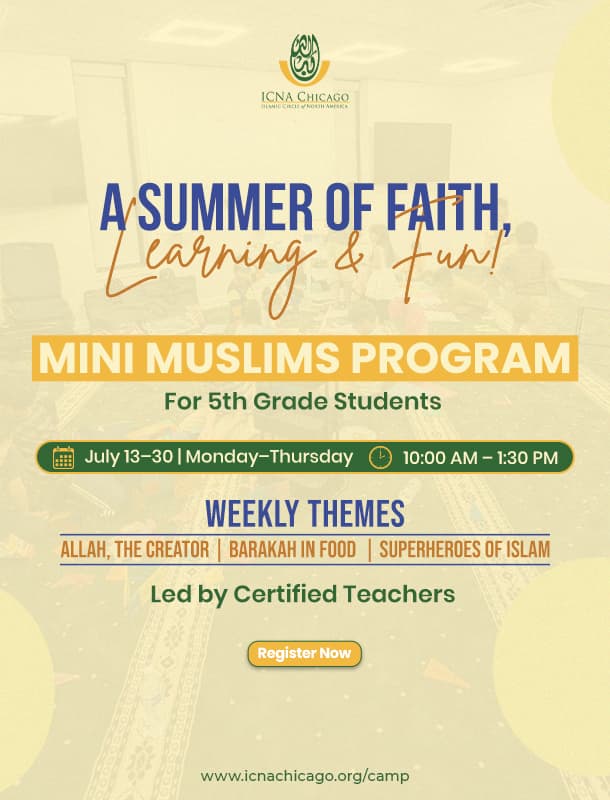Mini Muslims Summer Program for 5th Grade Students