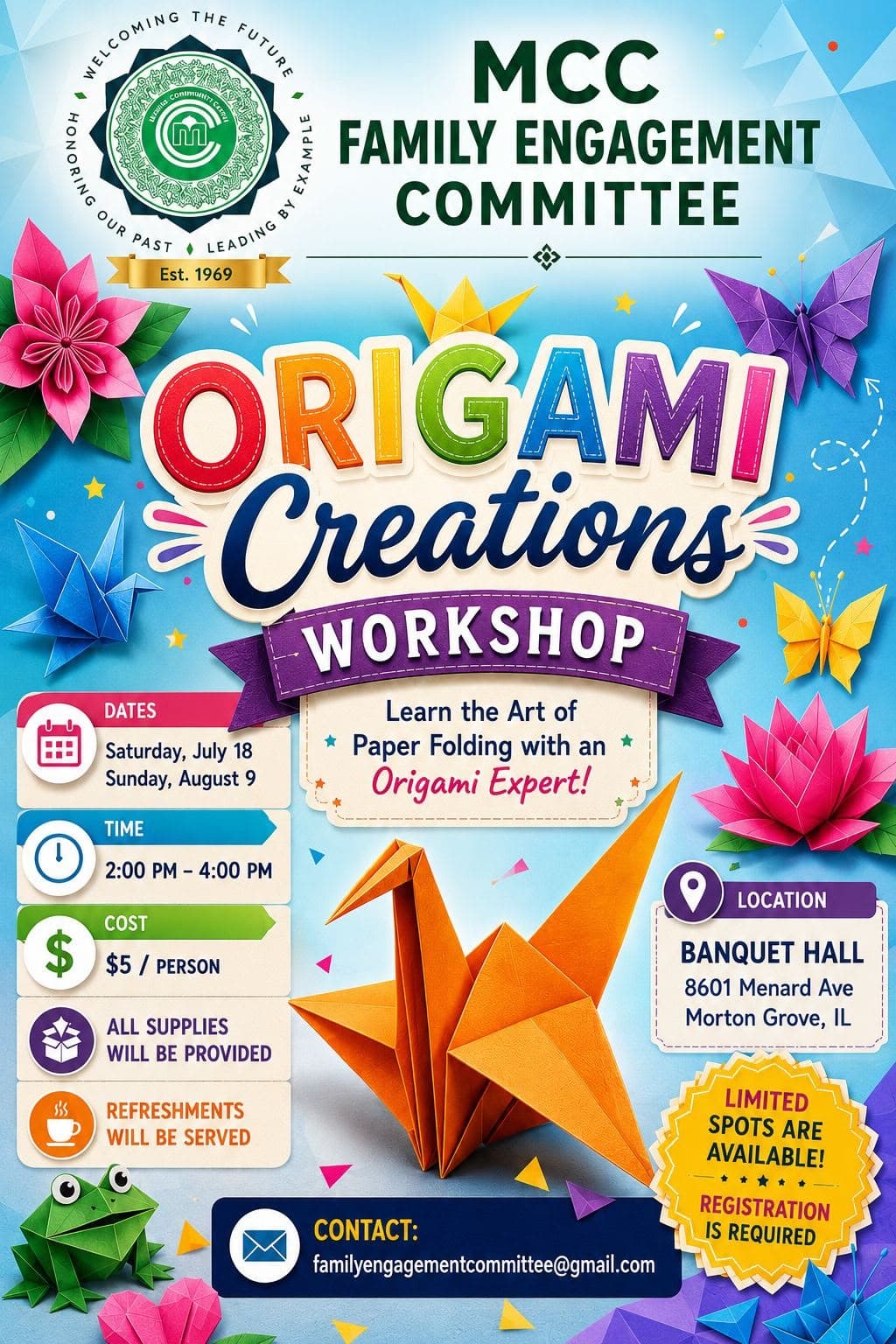 Origami Creations Workshop for Families