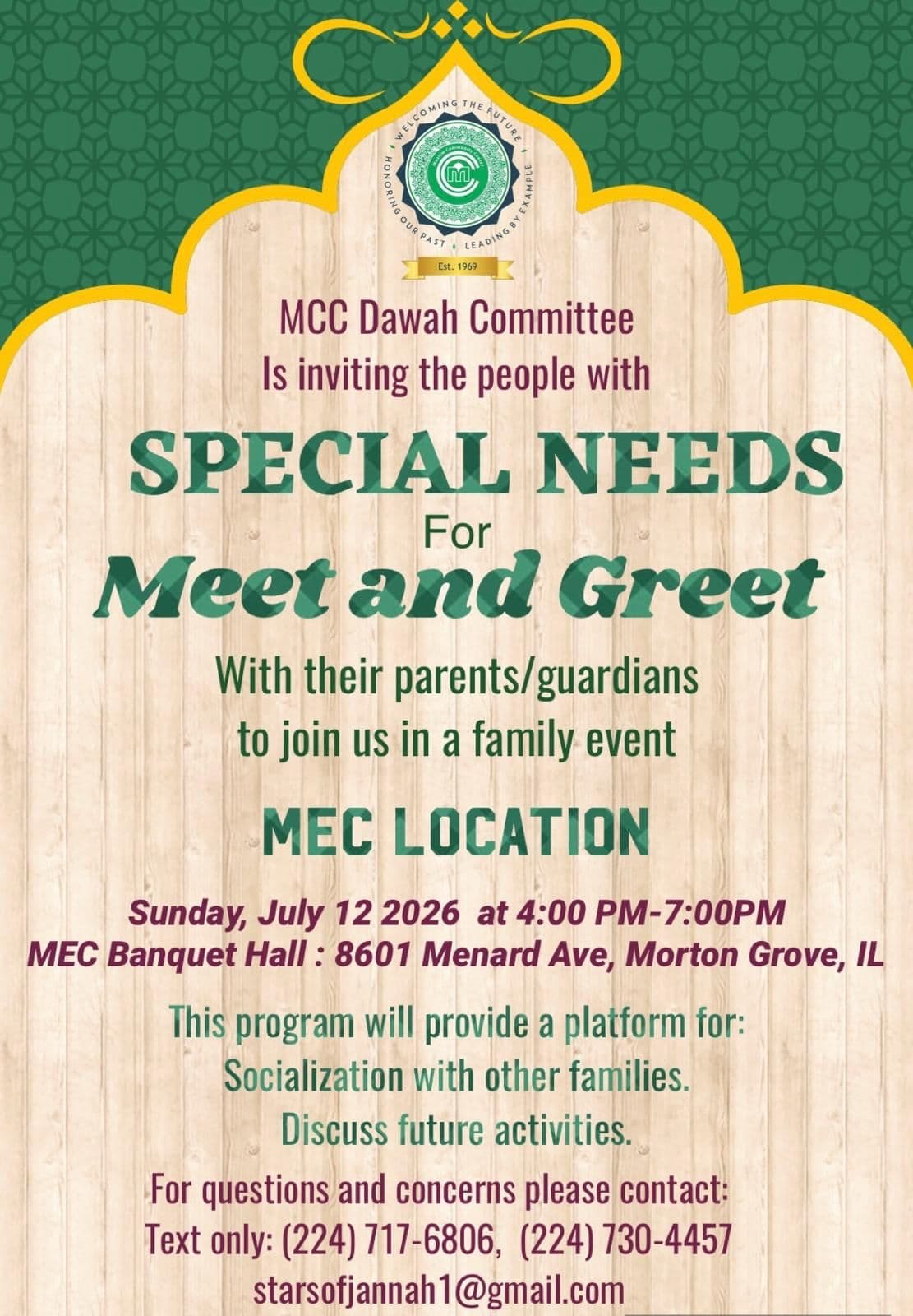 Special Needs Meet and Greet