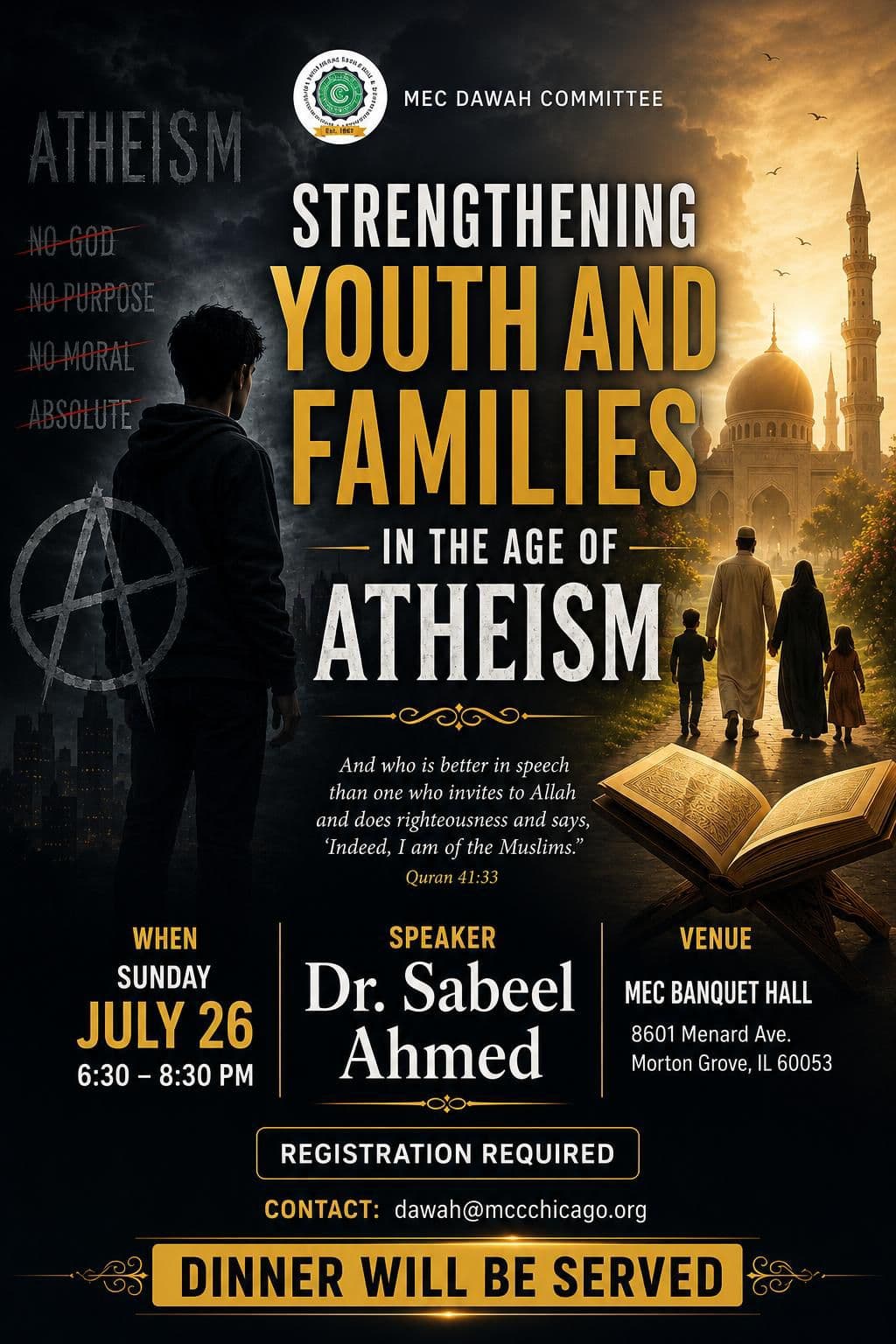 Strengthening Youth and Families in the Age of Atheism with Dr. Sabeel Ahmed