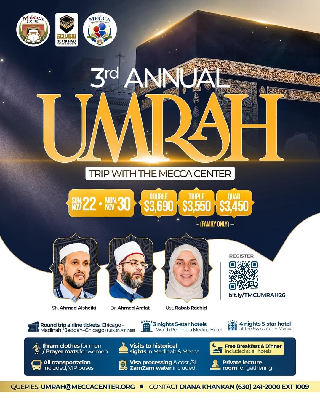 3rd Annual Umrah Trip with The Mecca Center