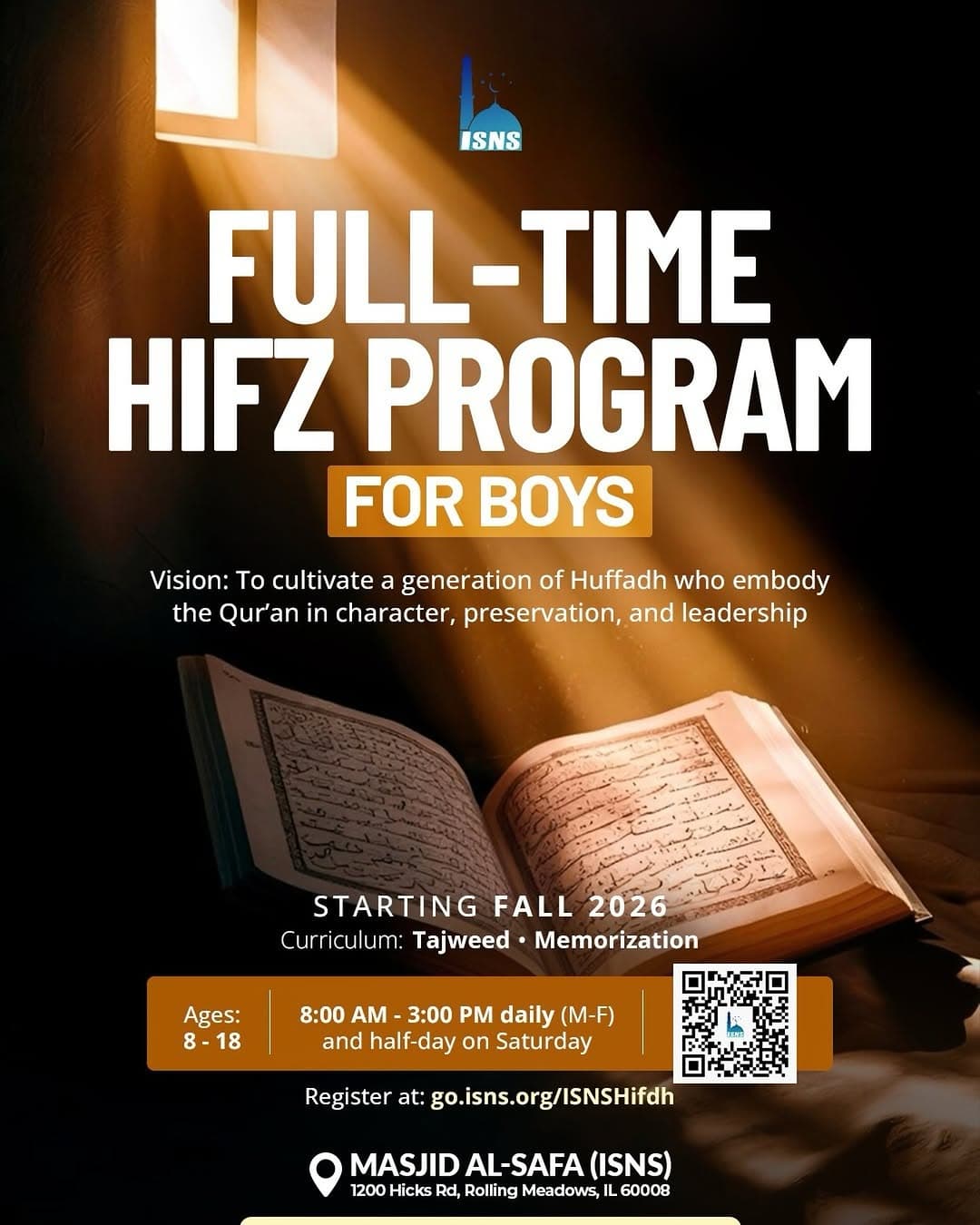 Full-Time Hifz Program for Boys