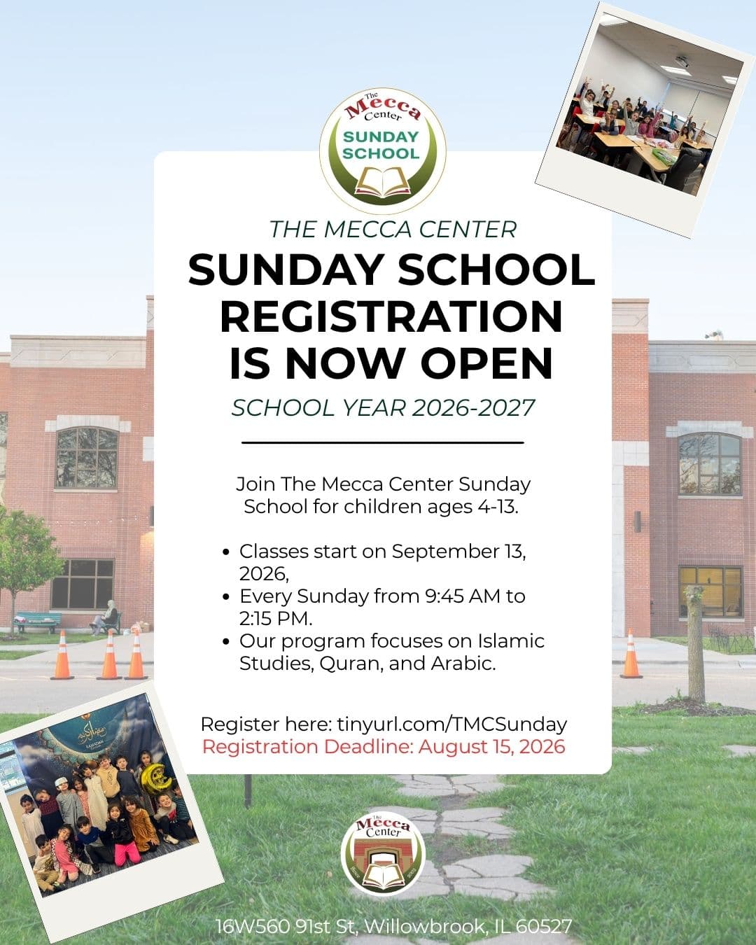 Sunday School Registration