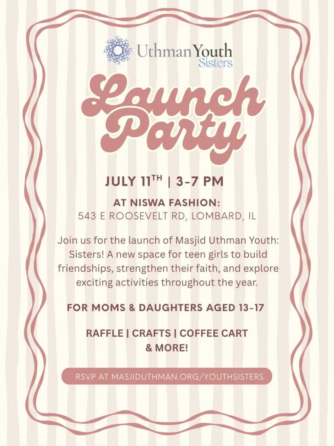 Uthman Youth Sisters Launch Party